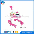 Hot sales multifunction new car shape baby walker with 8 swivel wheels